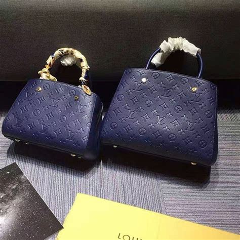 louis vuitton empreinte montaigne bb black|montaigne mini chain blue.